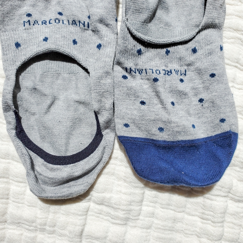 *** Marcoliani Milano Men No-Show Socks -Made in Italy